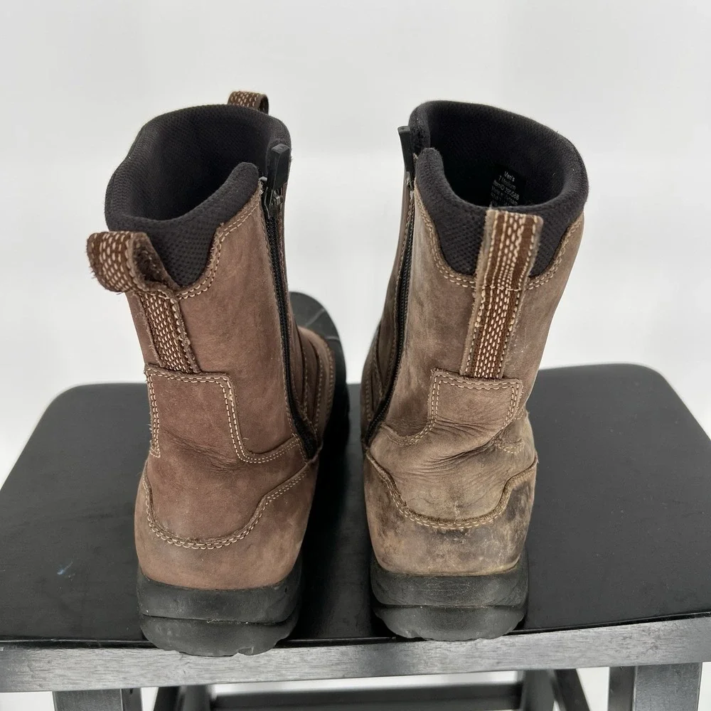 Brown LL Bean Mens Storm Chaser Boots‎ Side Zip TEK 2.5 Size 7 M